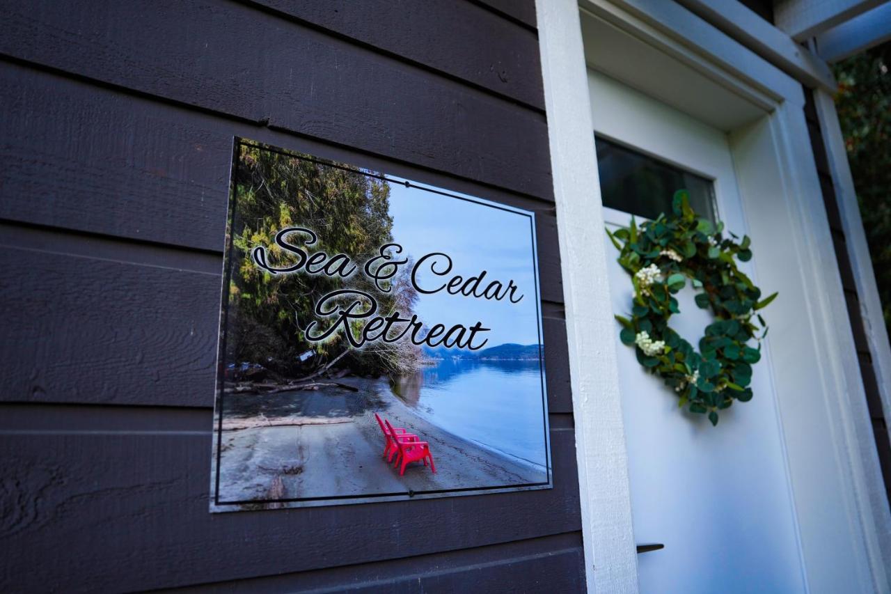 Sea And Cedar Retreat-A Home In A Tranquil Setting Cowichan Bay Zewnętrze zdjęcie